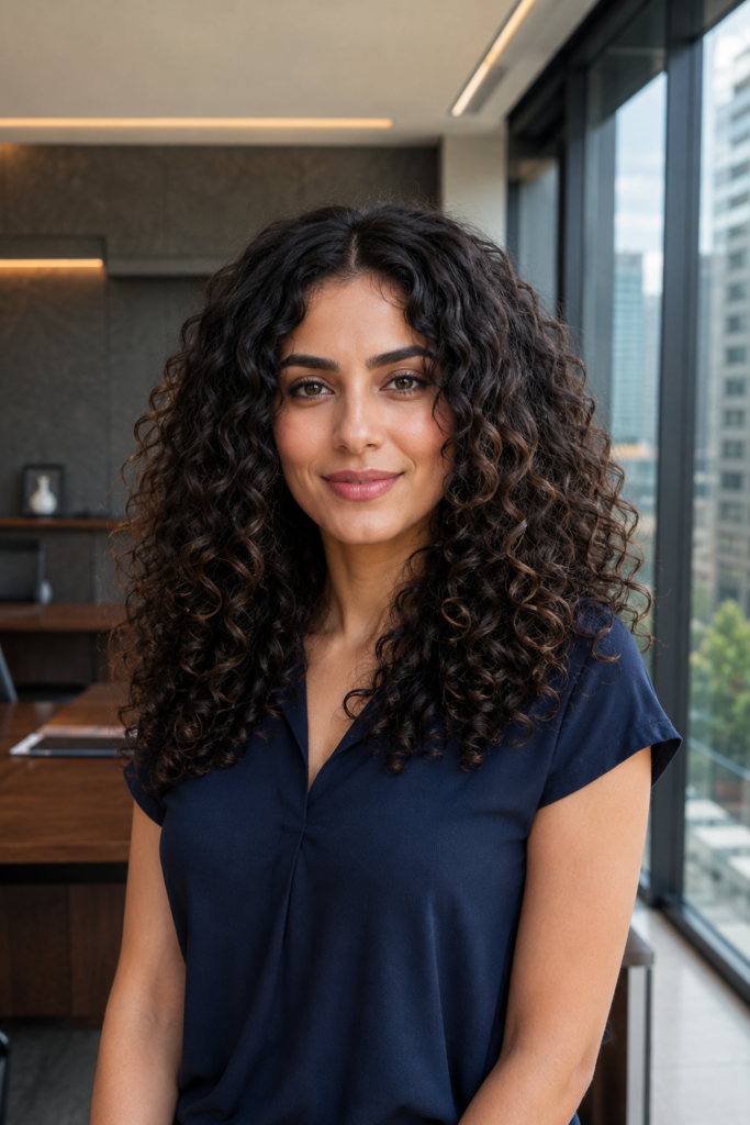 Defined Wash-and-Go Curls