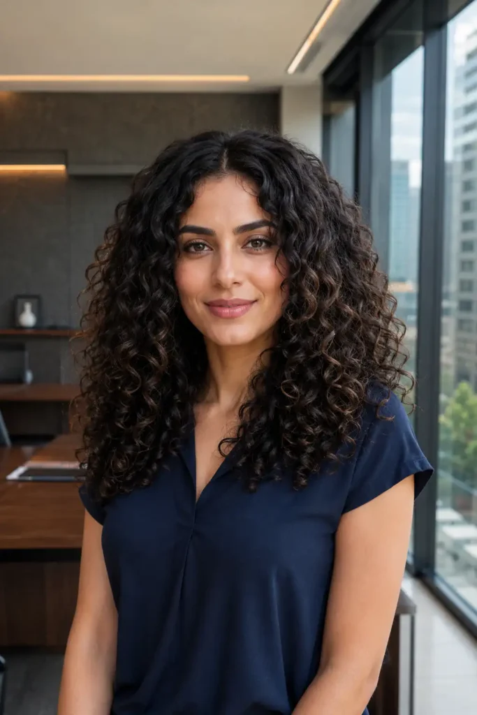 Defined Wash-and-Go Curls
