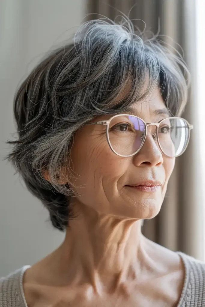 Modern Short Shag with Texture