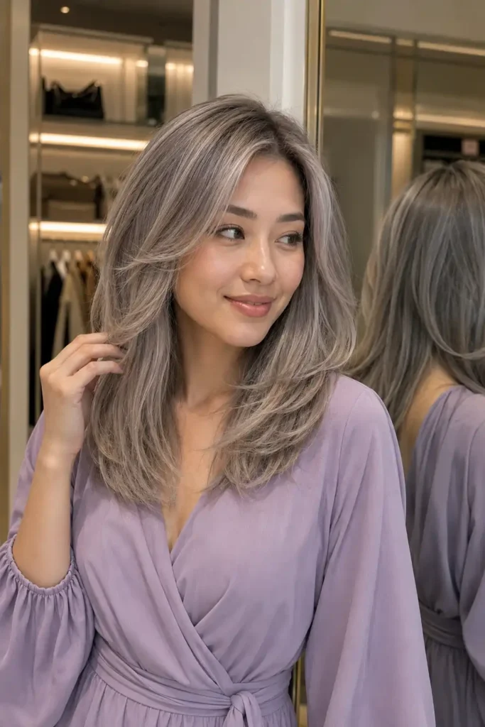 Grey Ash Blonde Hair