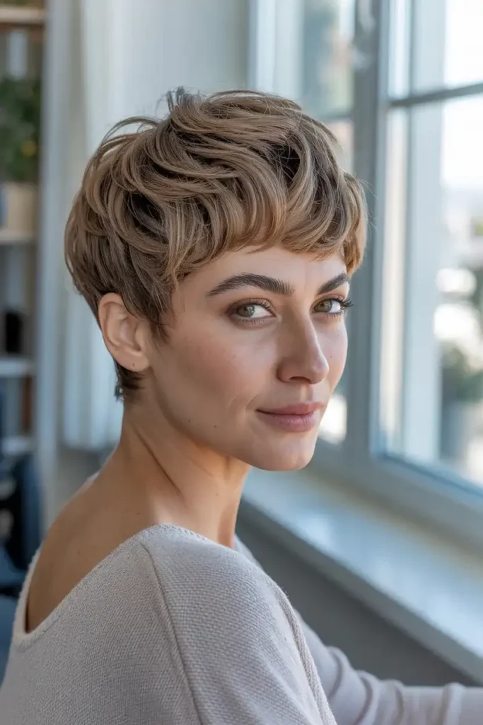 Feathered Pixie Shag