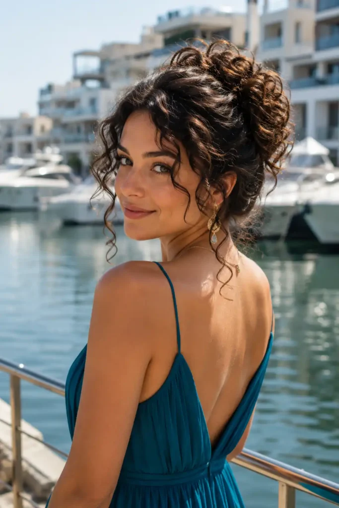 Romantic Curly Updo