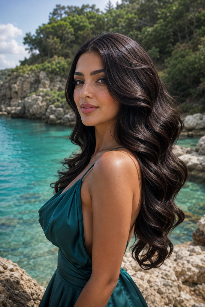 Glossy Hollywood Mermaid Waves