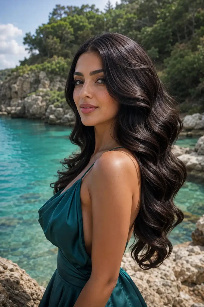 Glossy Hollywood Mermaid Waves