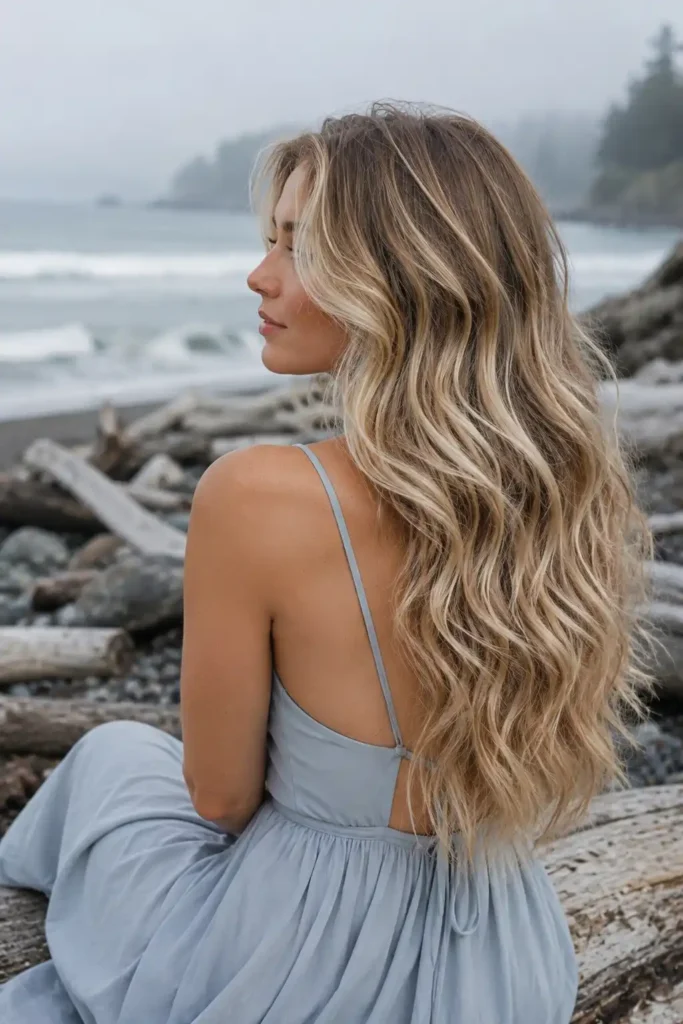 Mermaid Waves with Soft Blonde Dimension