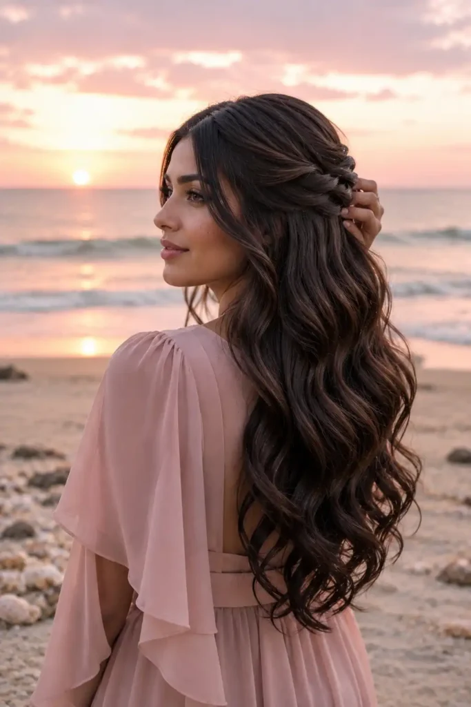 Mermaid Waves with a Half-Up Twist