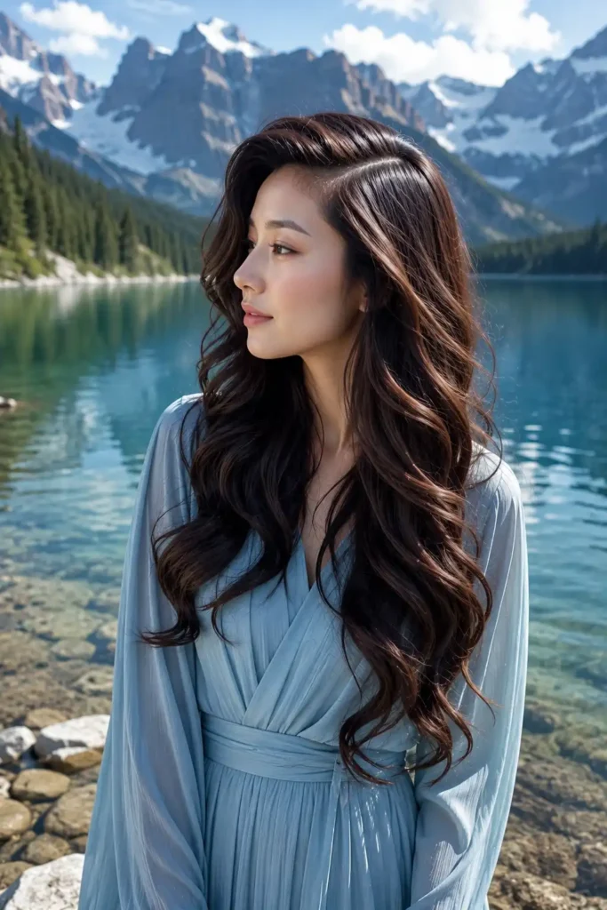 Mermaid Waves with a Deep Side Part