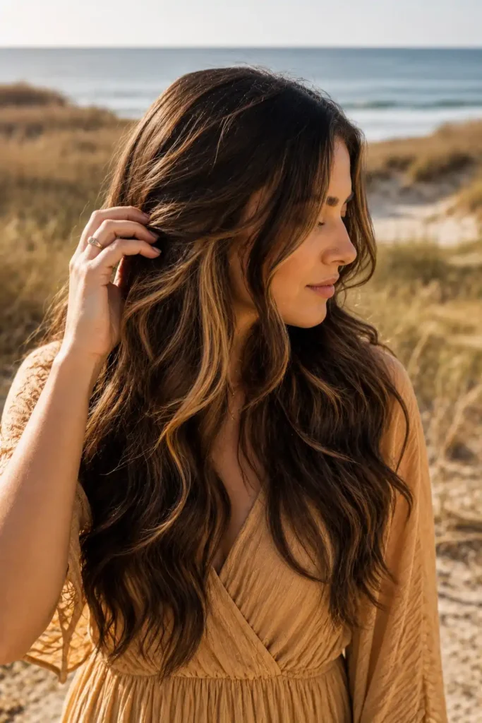 Mermaid Waves with Peekaboo Highlights