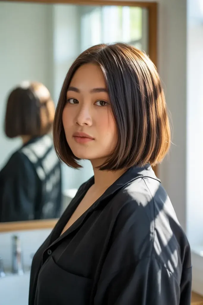 Sleek Straight Bob