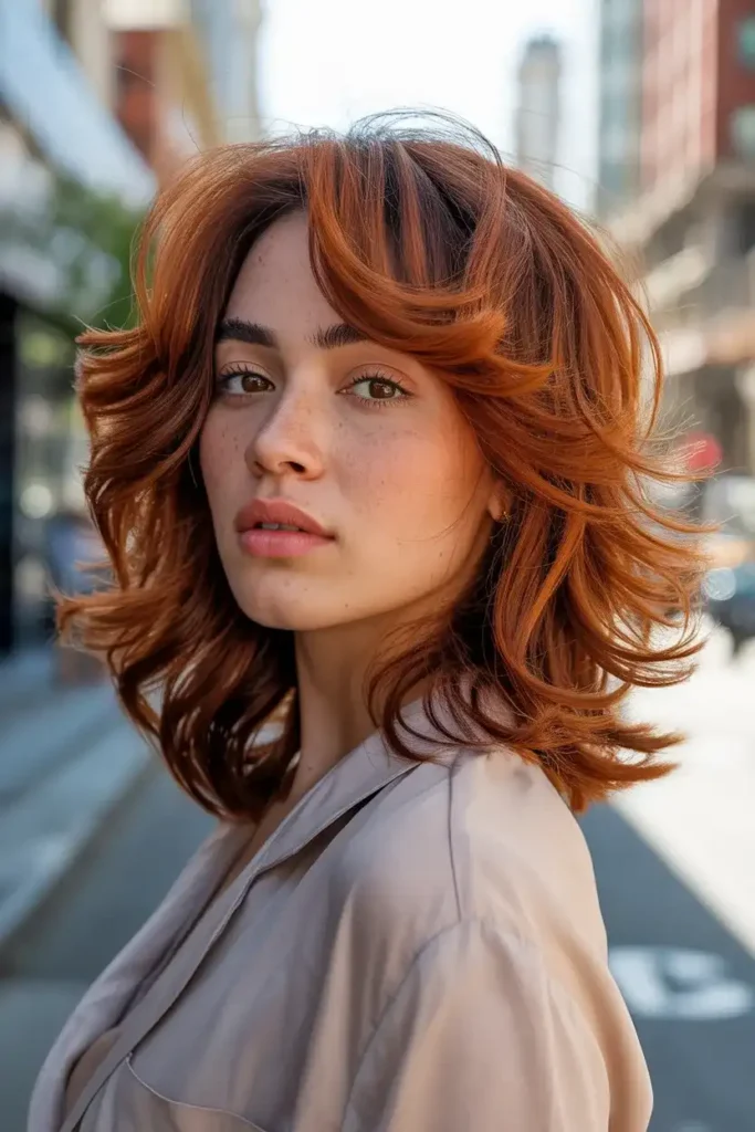Fiery Auburn Hair