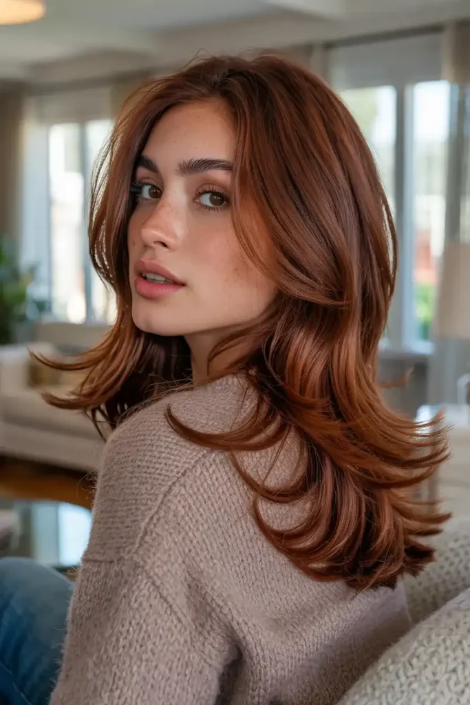Burnt Auburn Hair