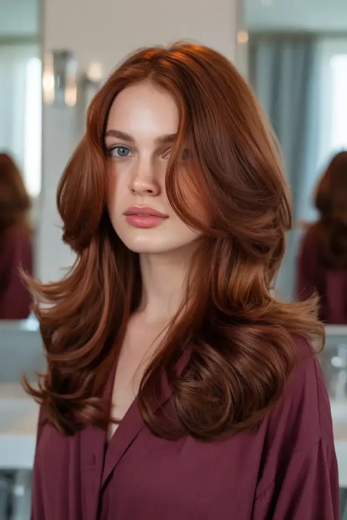 Mahogany Auburn Hair