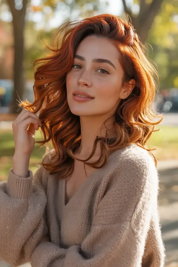 Warm Red Hair Color