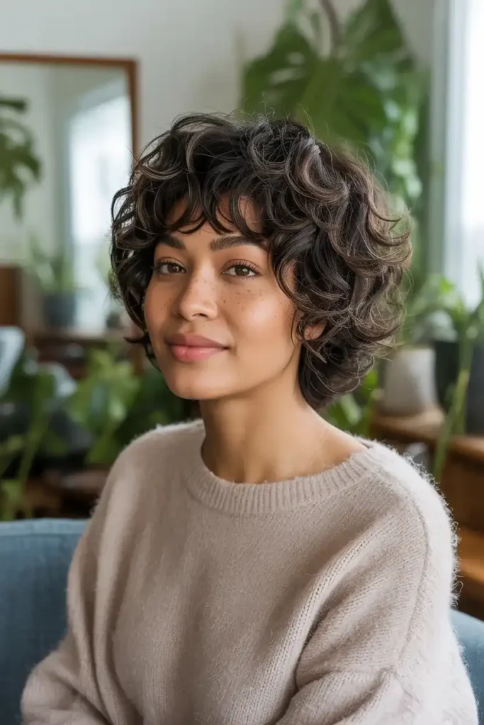 Short Shag with Wispy Bangs
