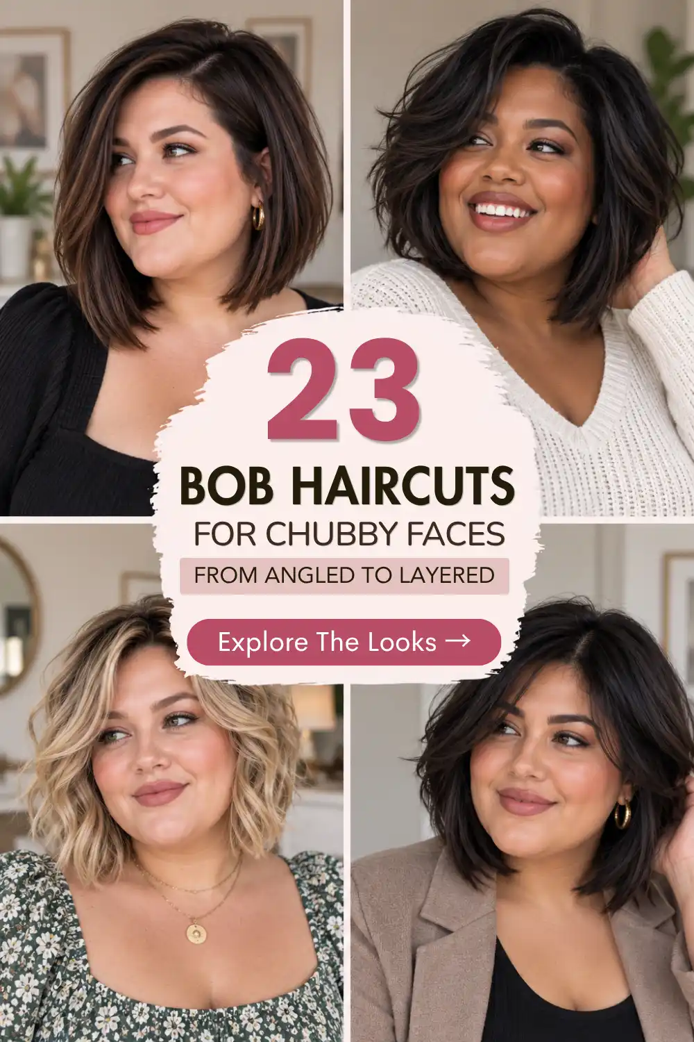 Bob Haircuts for Plus Size Women