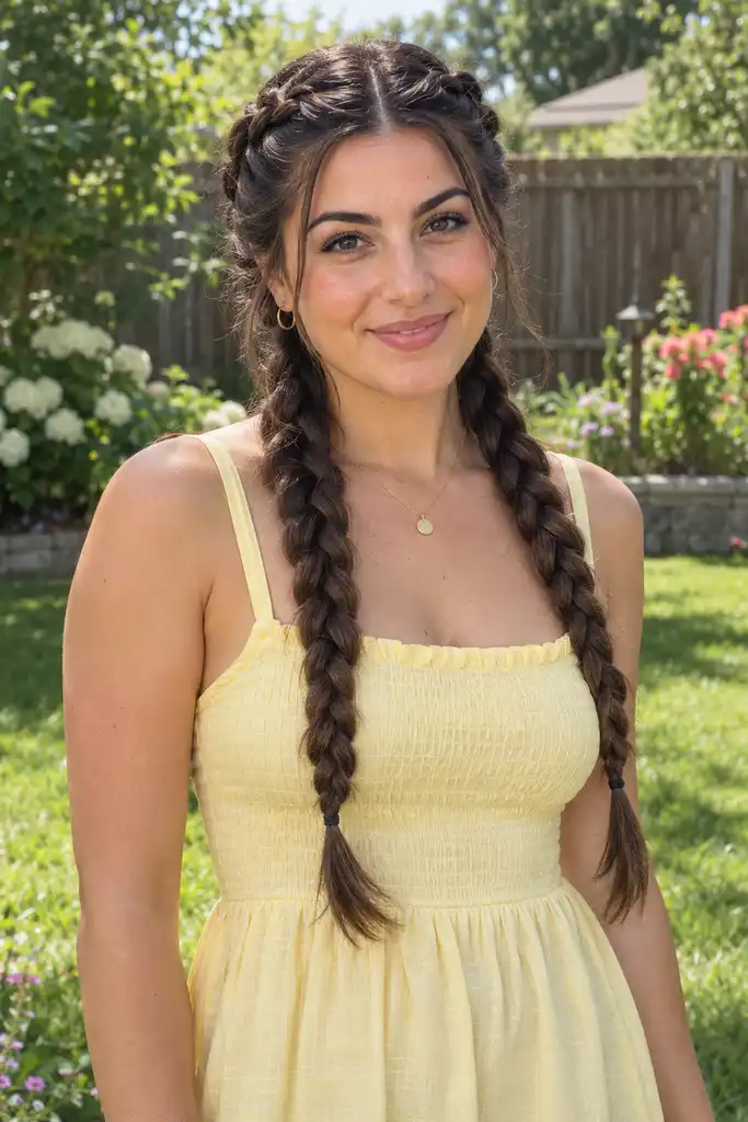 Classic Two French Braids