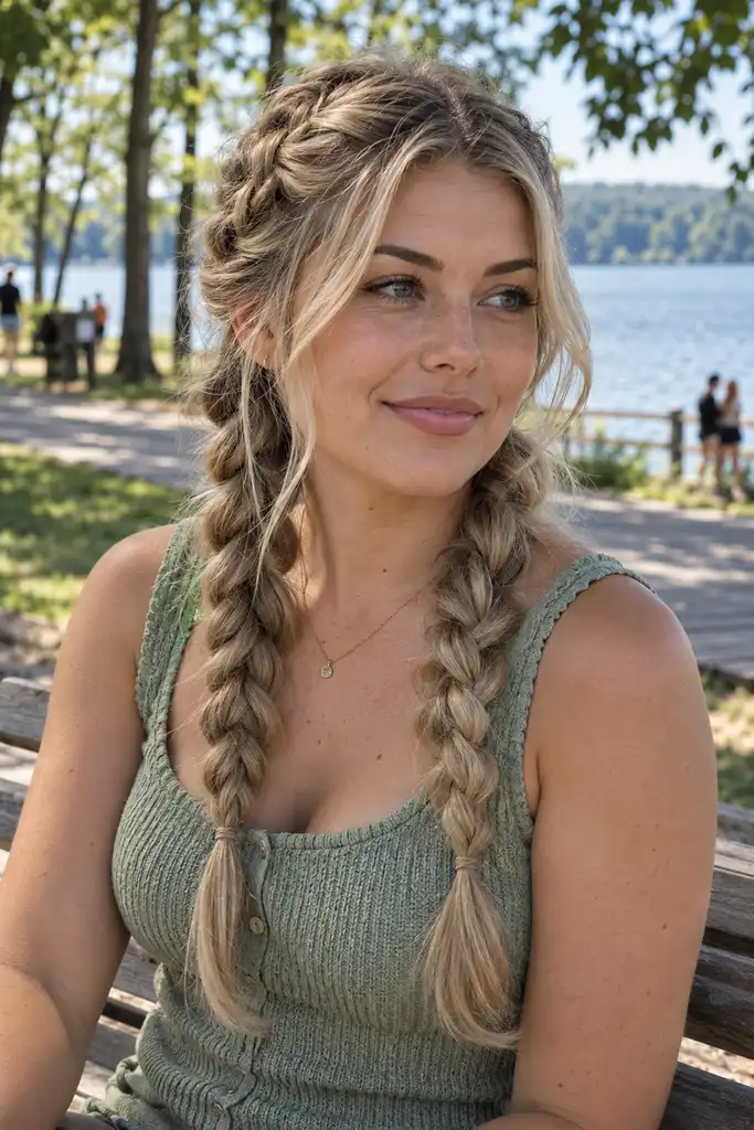 Loose Dutch Braids