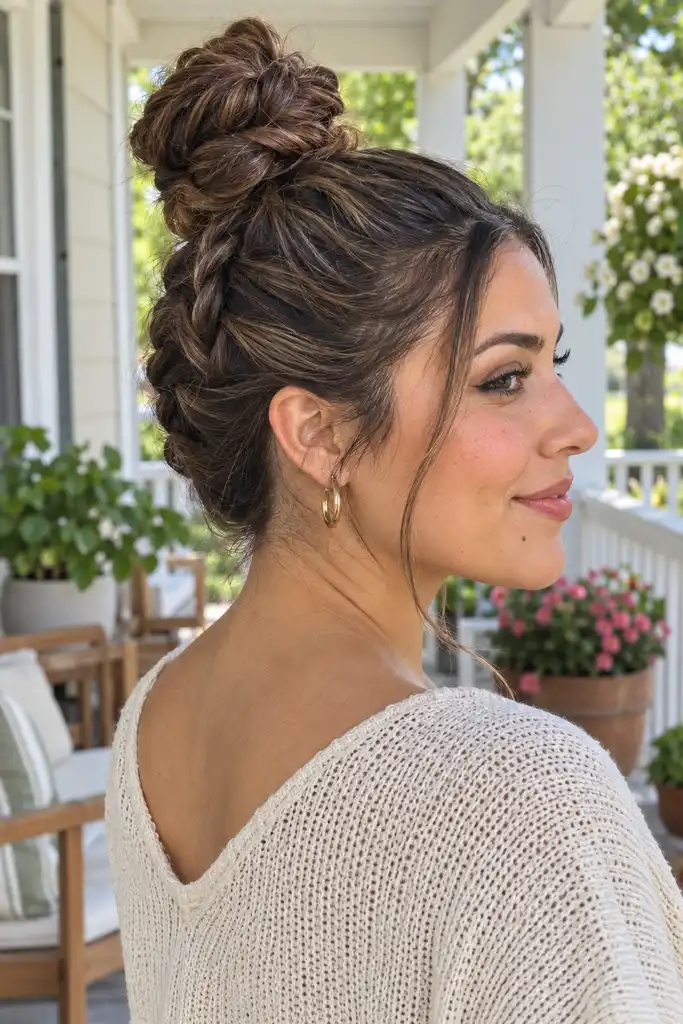 Braided Top Knot