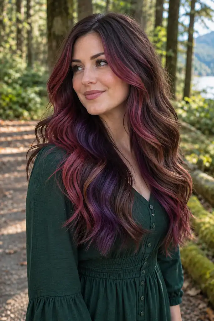 Mixed Berry Color Blocking