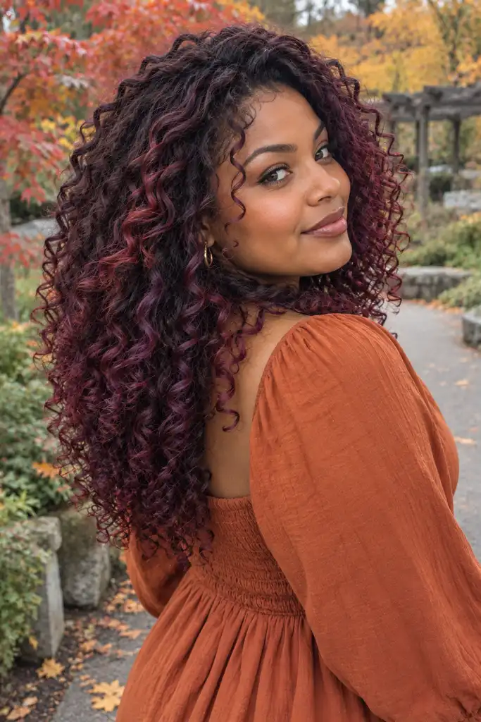 Berry Calico Curls