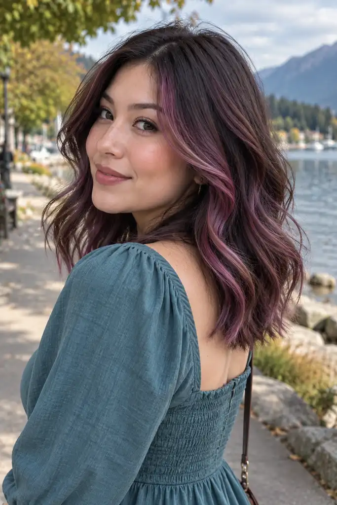 Smoky Plum and Pink Blend