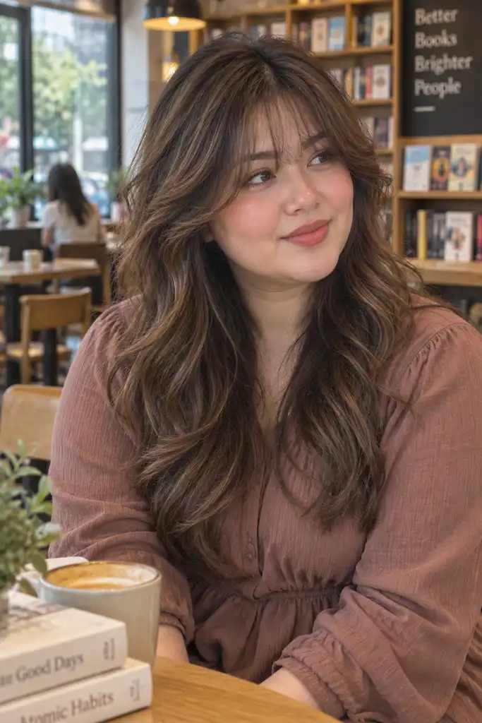 Wispy Bangs With A Soft Shag