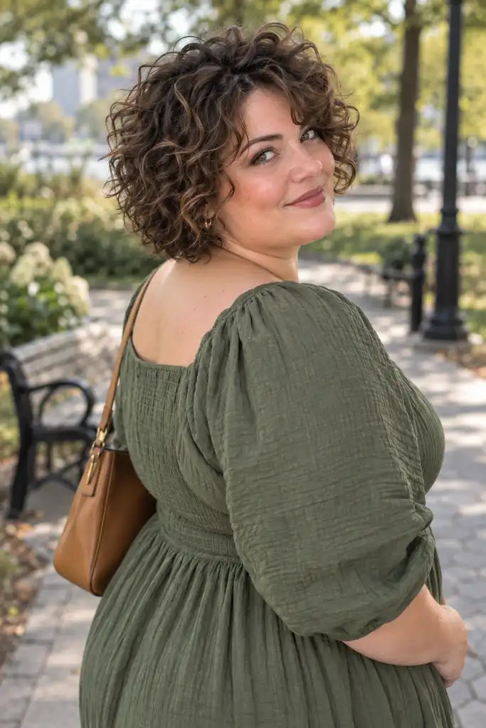 Messy Short Curly Cut
