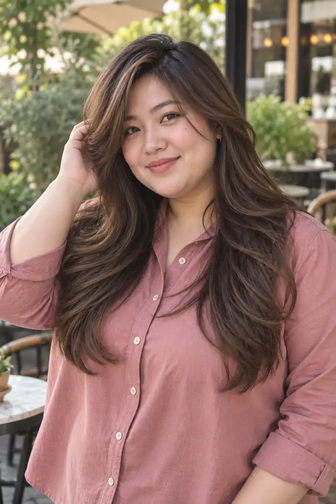 Long Layers With a Soft Side Part