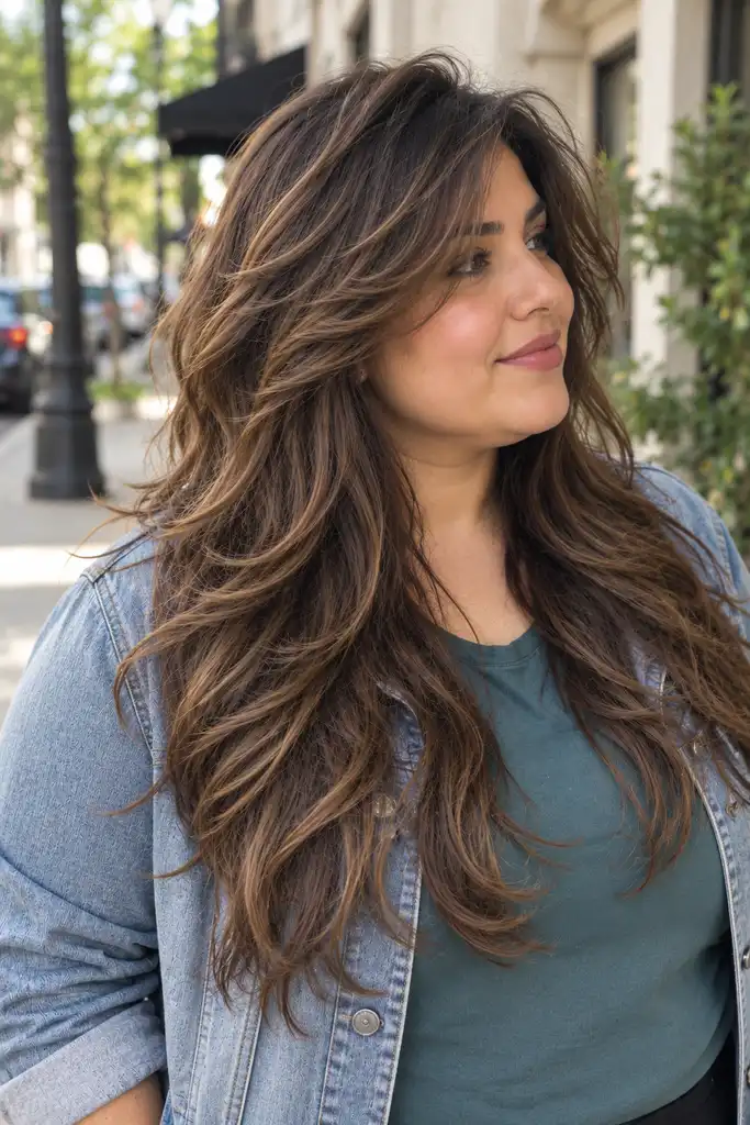 Long Shag-Inspired Layers With Soft Texture
