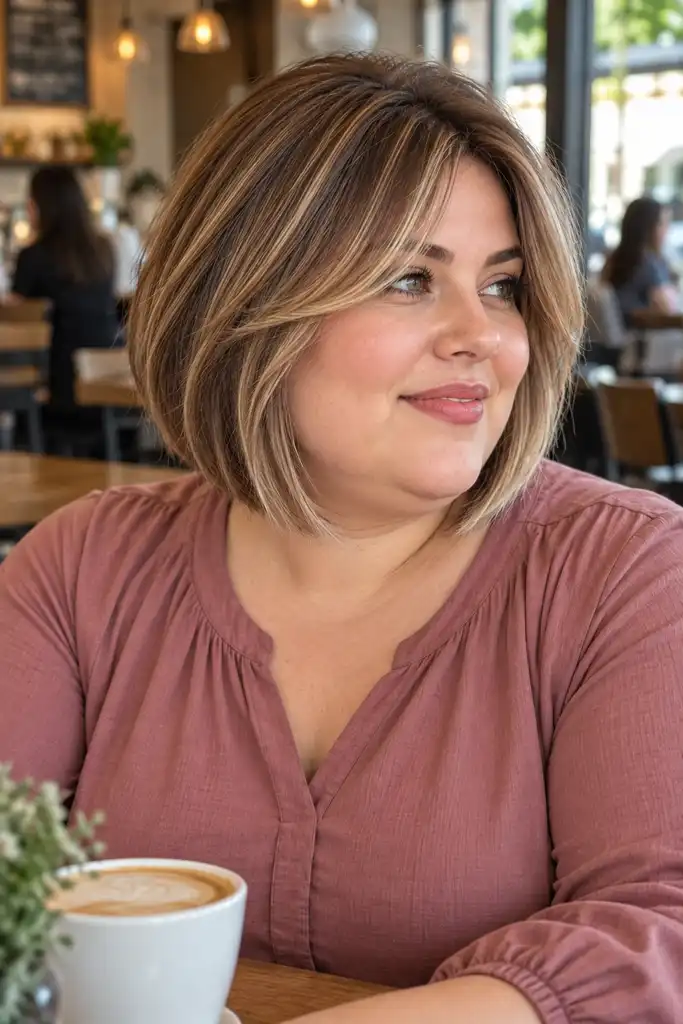 Angled Chin-Length Bob
