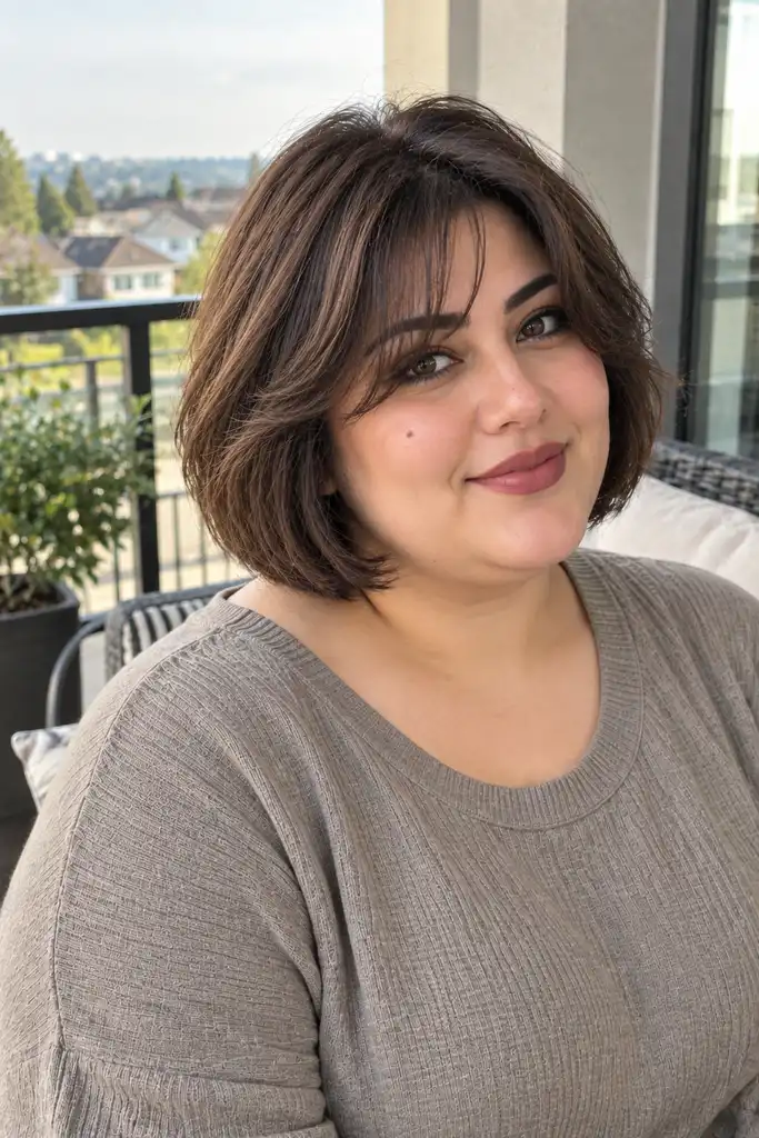 Curved Bob With Soft Bangs