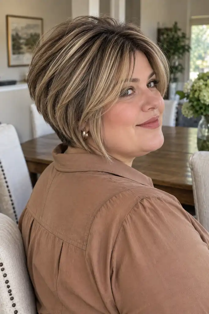 Stacked Bob With Lifted Crown
