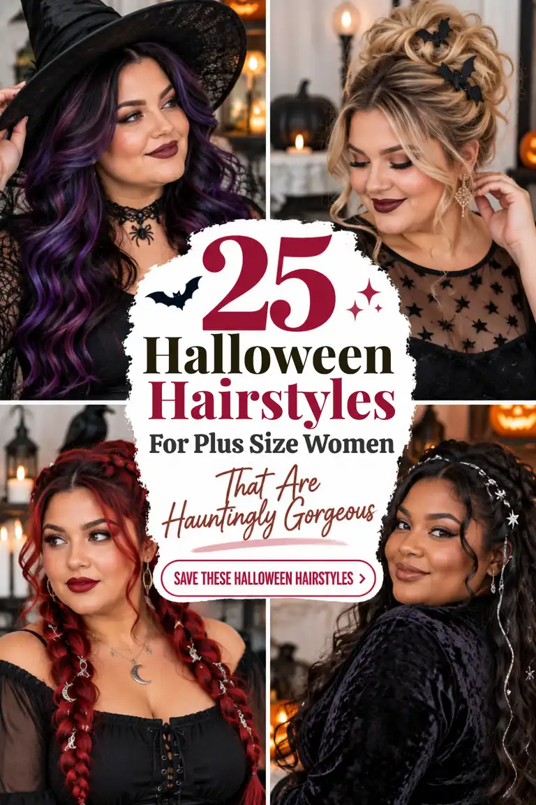 Halloween Hairstyles for Plus Size Women