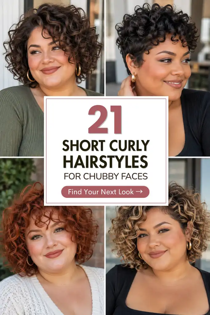 Short Curly Hairstyles for Plus Size