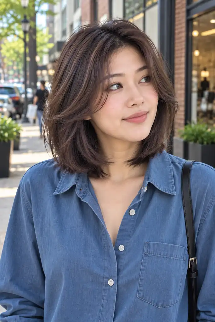 Korean Layered Bob