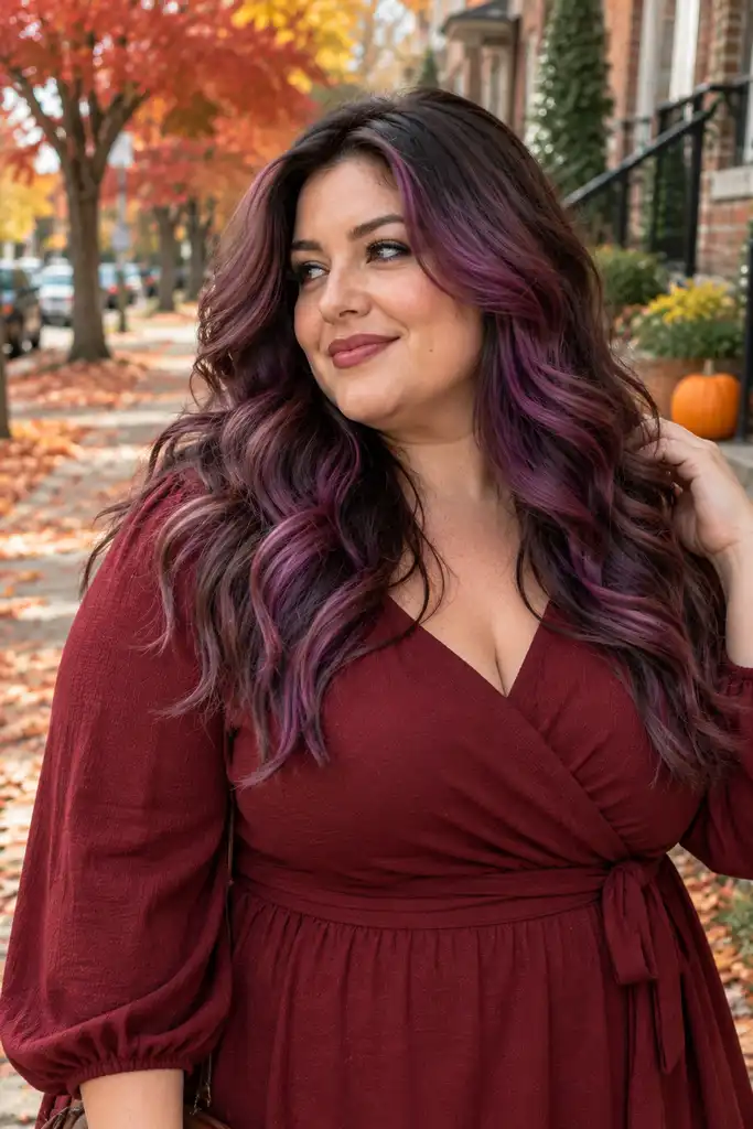 Purple Highlighted Waves