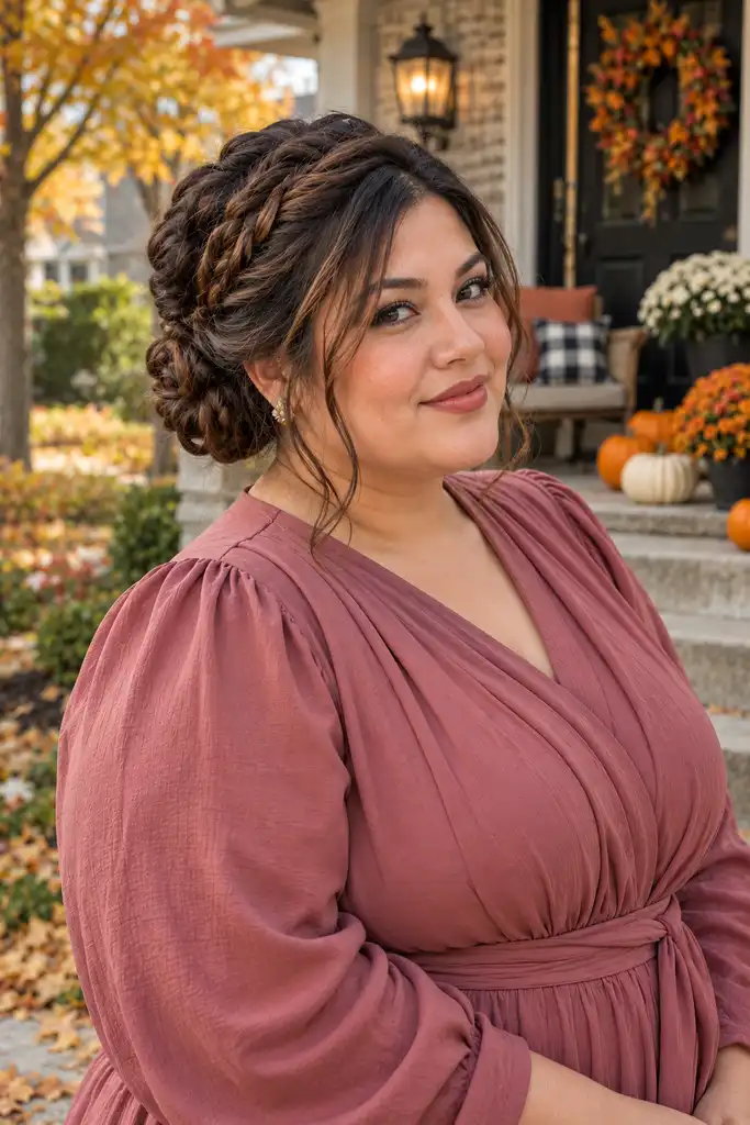 Gothic Braided Bun