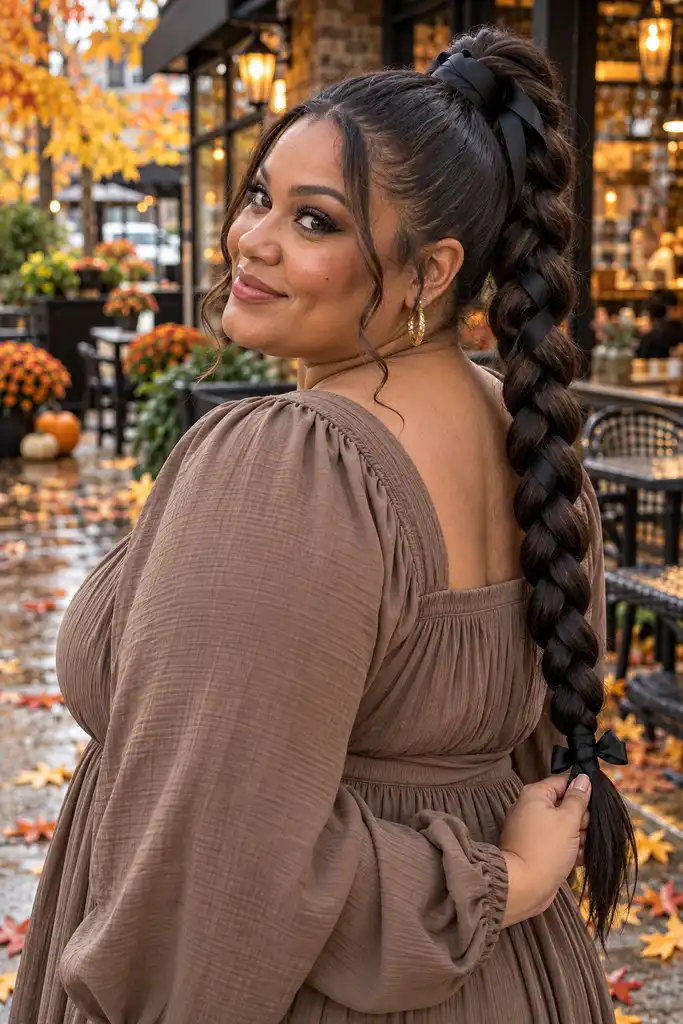 Halloween Braided Ponytail