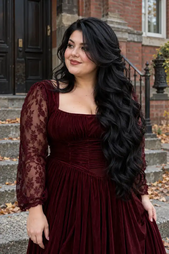 Long Gothic Waves With a Deep Side Part