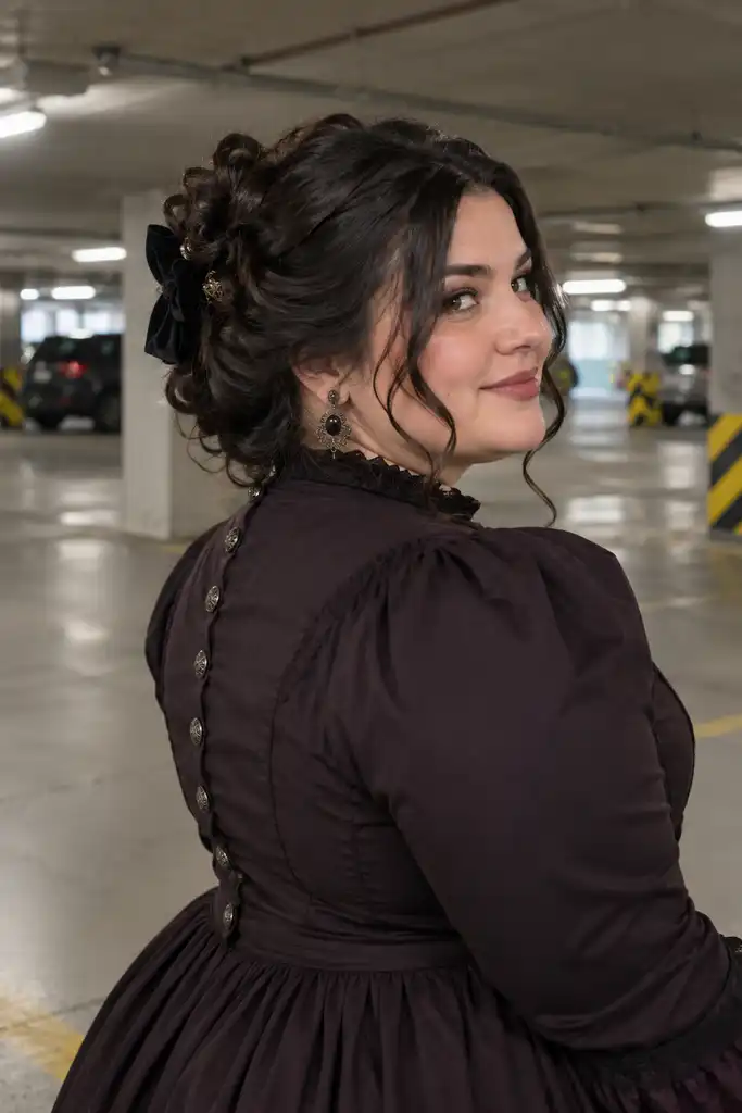 Victorian-Inspired Gothic Updo