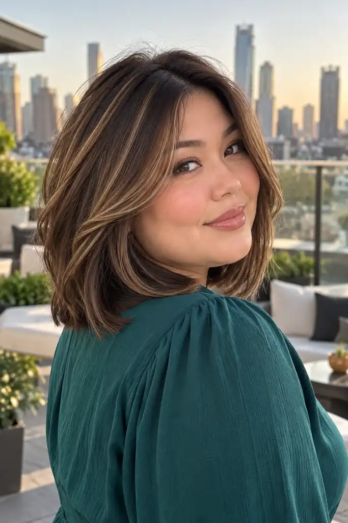 Long Bob With Face-Framing Layers