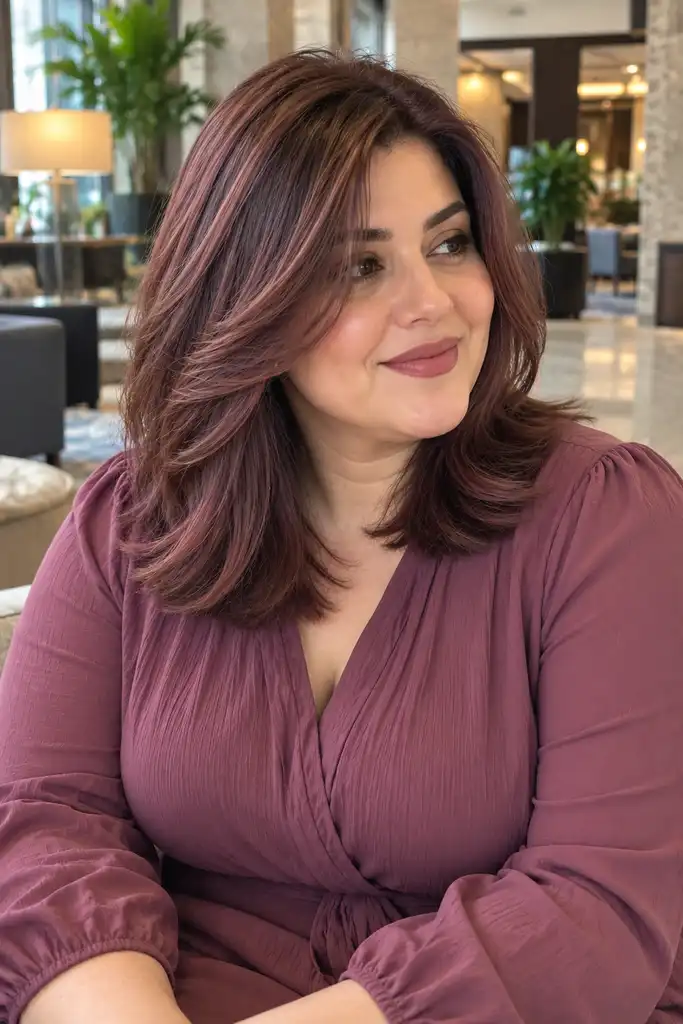 Shoulder-Length Layered Cut
